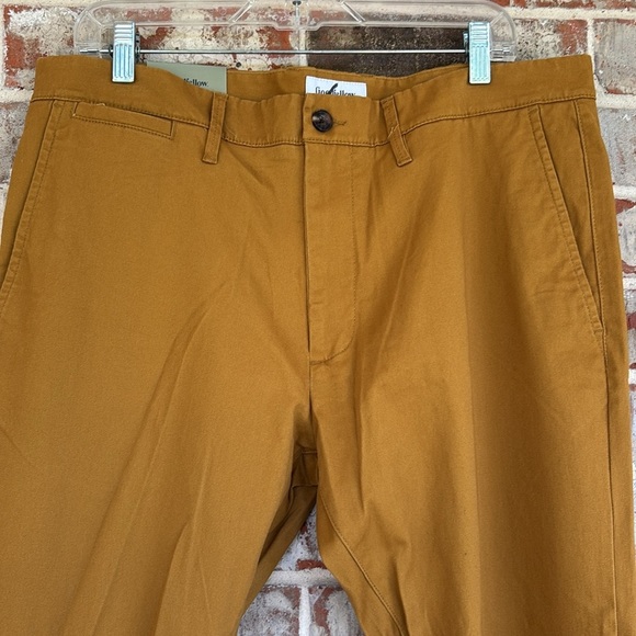 Goodfellow and Co. Mustard Slim Chino Pants - Picture 2 of 13